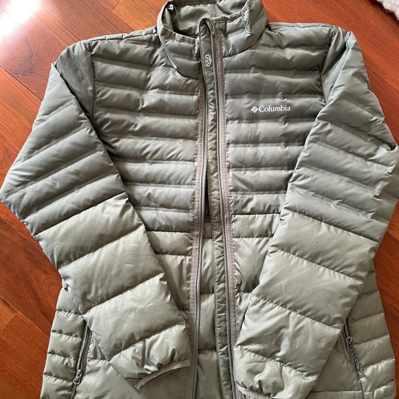 hunter green columbia jacket